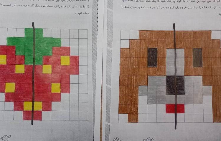 ریاضی مبحث تقارن 5