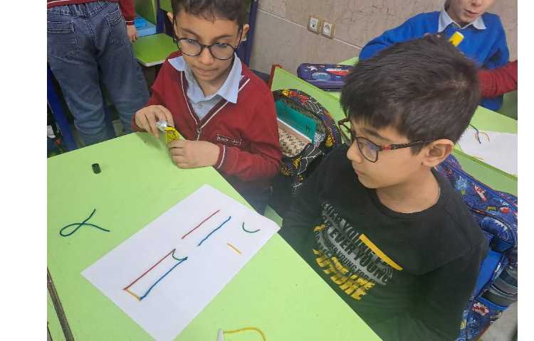 ریاضی مبحث جداسازی خطوط و اشکال یکی از راهبردهای حل مسئله با عنوان زیر مسئله 3