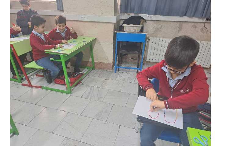 ریاضی مبحث جداسازی خطوط و اشکال یکی از راهبردهای حل مسئله با عنوان زیر مسئله 4