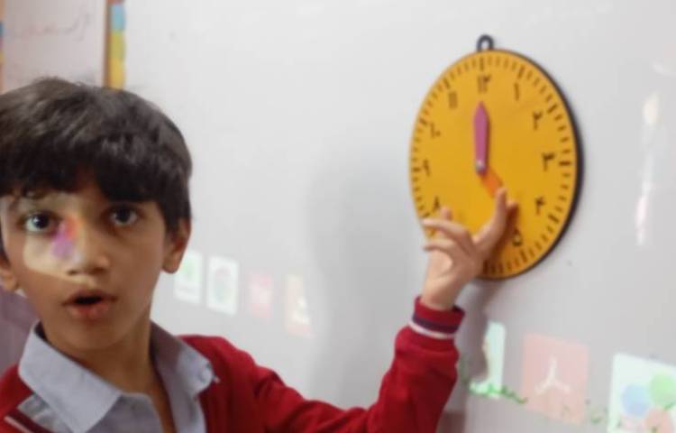 ریاضی ،مبحث ساعت در بعد از ظهر 1