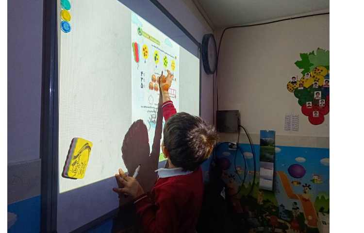 ریاضی( مبحث عدد 5 توسط دانش‌آموزان انجام شد.) 3