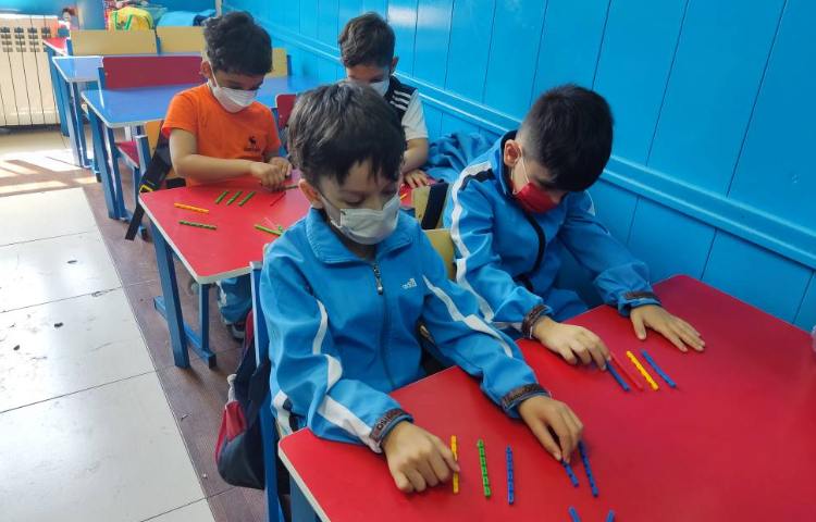 :ریاضی، مرور اعداد 1 تا 10 با استفاده از چوب خط 3