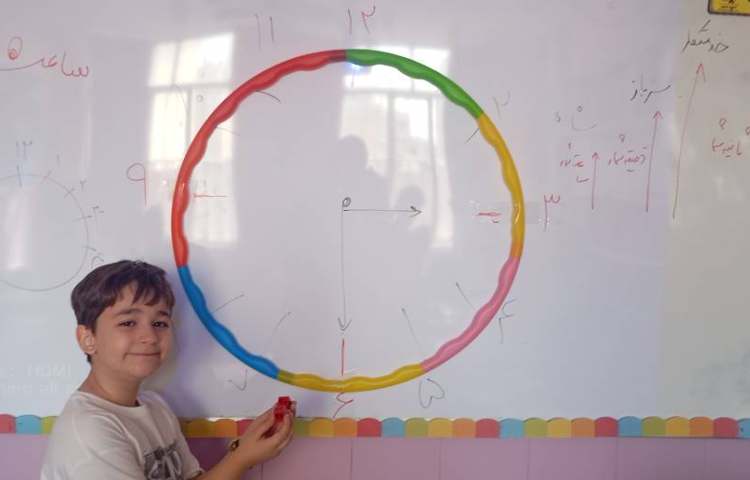 ریاضی ، مرور مباحث ساعت سال گذشته همراه با بازی تاس و حلقه ی هولاهوپ