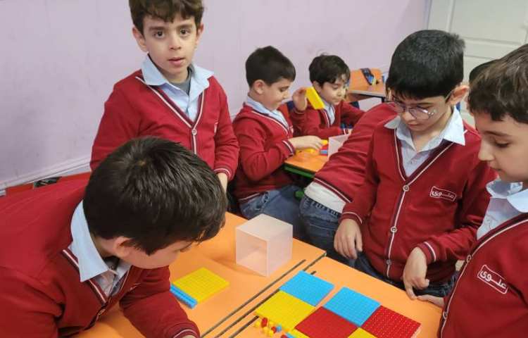 ریاضی مفهوم باز کردن دسته های ده تایی و صدتایی 4