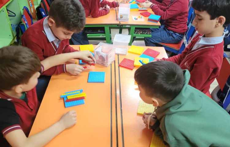 ریاضی مفهوم باز کردن دسته های ده تایی و صدتایی 5