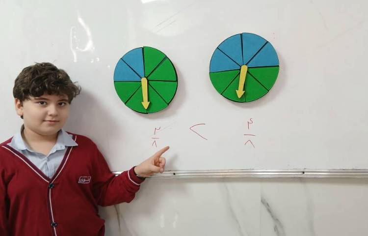 ریاضی- مقایسه ی کسرها 1