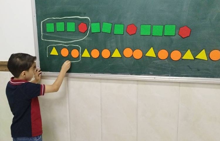 ریاضی موضوع ؛ الگوی منظم و نامنظم و همچنین الگوی تکرار شونده 4