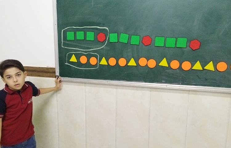 ریاضی موضوع ؛ الگوی منظم و نامنظم و همچنین الگوی تکرار شونده 5