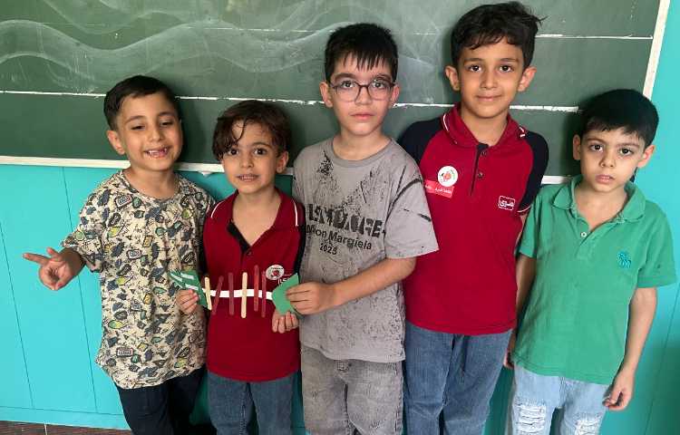 ریاضی ، کاردستی ماهی با آموزش الگو یابی