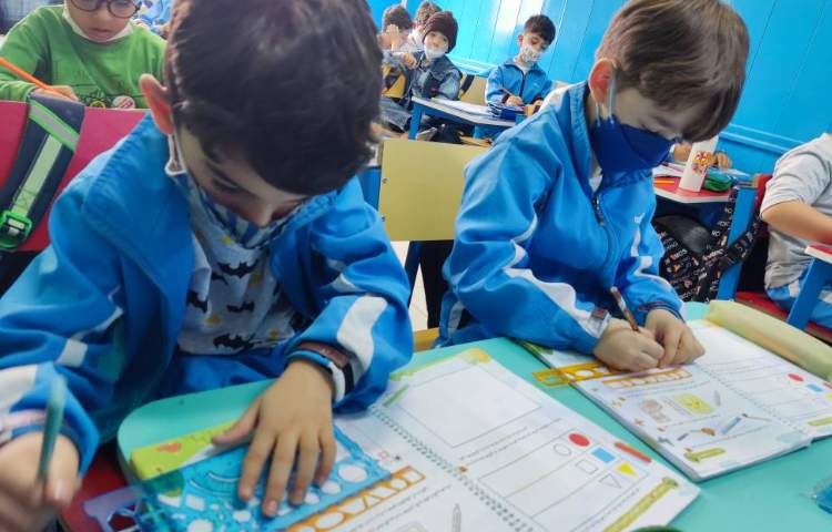 :ریاضی، کار با خط کش شابلونی 1