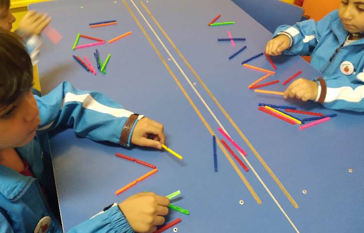 :ریاضی، کار با چوب خط 5