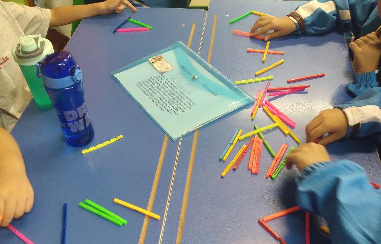 :ریاضی، کار با چوب خط 6