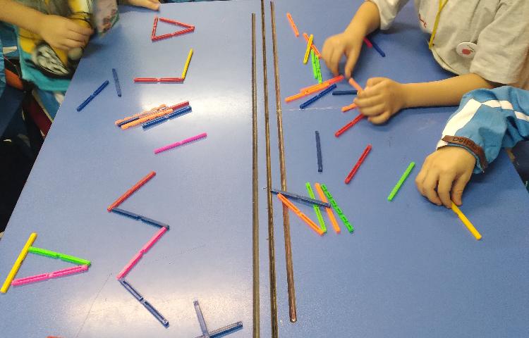 :ریاضی، کار با چوب خط 7