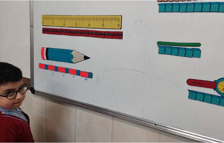 ریاضی - یادآوری مبحث اندازه گیری با مشارکت دانش آموزان