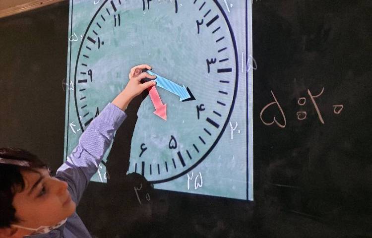 ریاضی : یادگیری ساعت و دقیقه 2