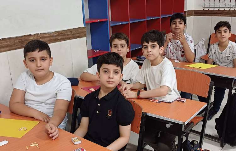 ریاضی یاد آوری الگو و قرعه کشی ساخت کاردستی 4