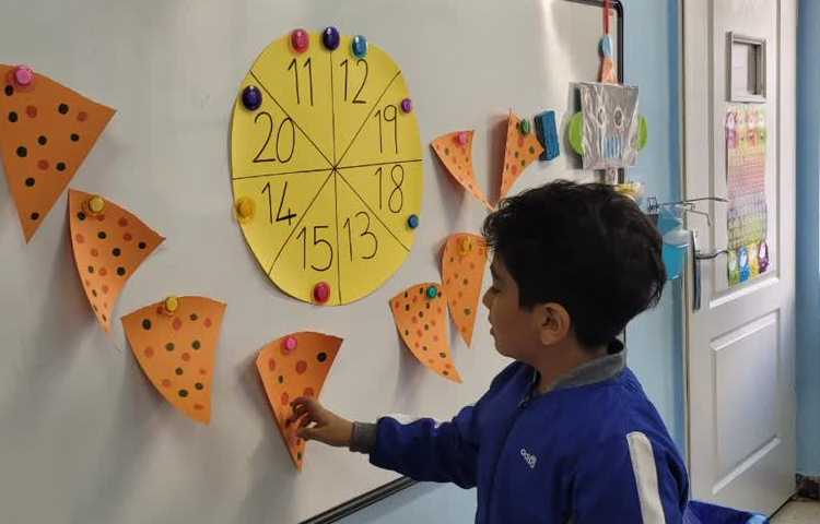 ریاضیidentifying the digit of numbers (10 to 20 ) 4