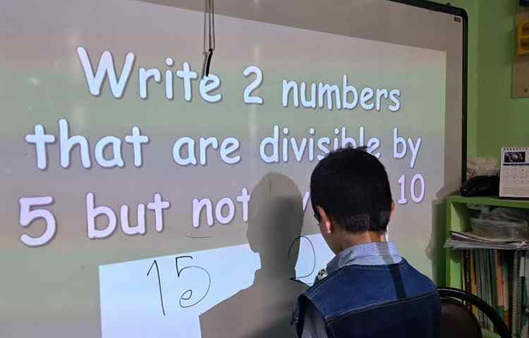 ریاضیThe test of divisibility 3