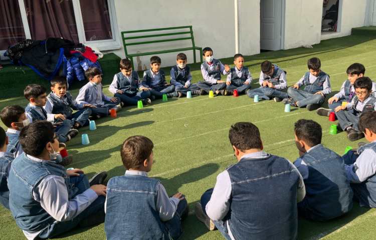 ریتم و گیم-کار با کاپ جهت هماهنگی چشم و دست/ توجه و تمرکز و هماهنگی گروهی انجام شد 1