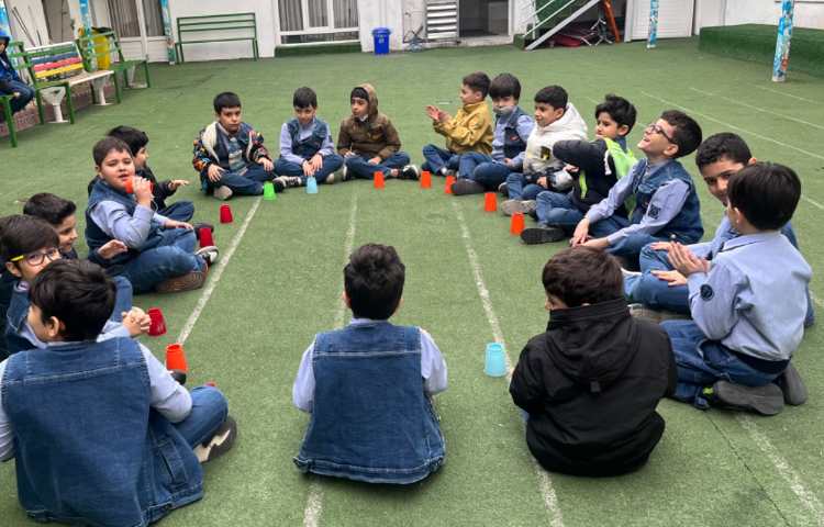 ریتم و گیم -کار با کاپ جهت هماهنگی چشم و دست/ توجه و تمرکز و هماهنگی گروهی انجام شد 1