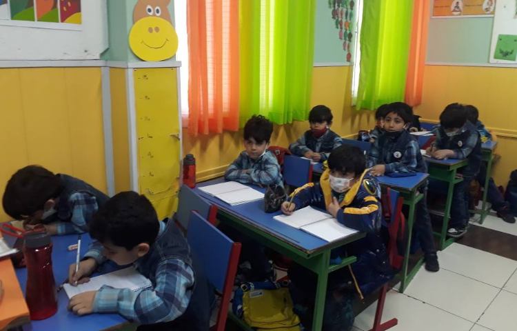 :زبان،تمرین دیکته پای تخته ای 7