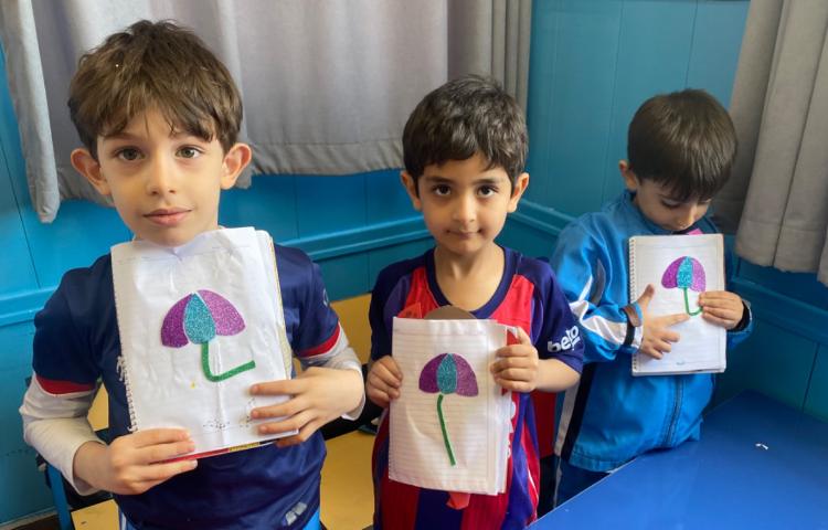 :زبان آموزی، آموزش صدای (چ) و ساخت کاردستی چتر 6