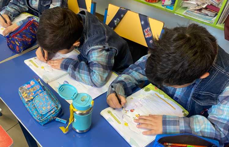 :زبان آموزی، تمرین لوحه نویسی 2