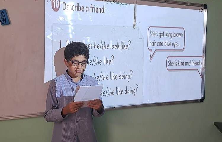 زبان عمومی توصیف همکلاسی 3