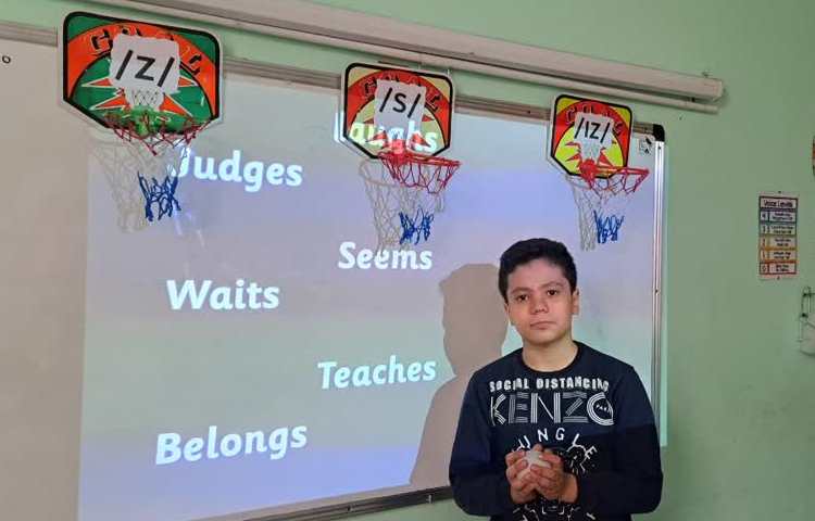 زبانBasketball game to practice different sounds 1