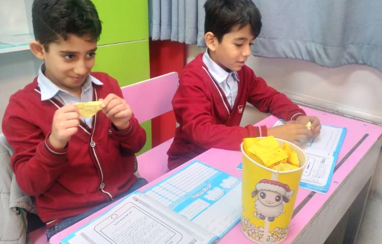 زنگ املا :املای پاپ کورنی از درس بلدرچین و برزگر 1