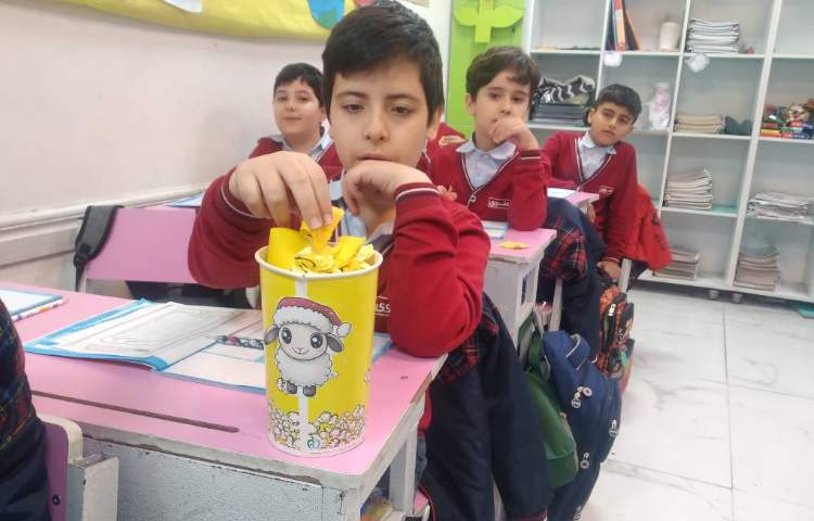 زنگ املا :املای پاپ کورنی از درس بلدرچین و برزگر 2