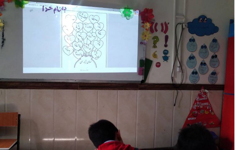 زنگ املا: املا آینه ای