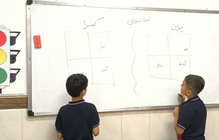 زنگ املا - املا جدولی 5
