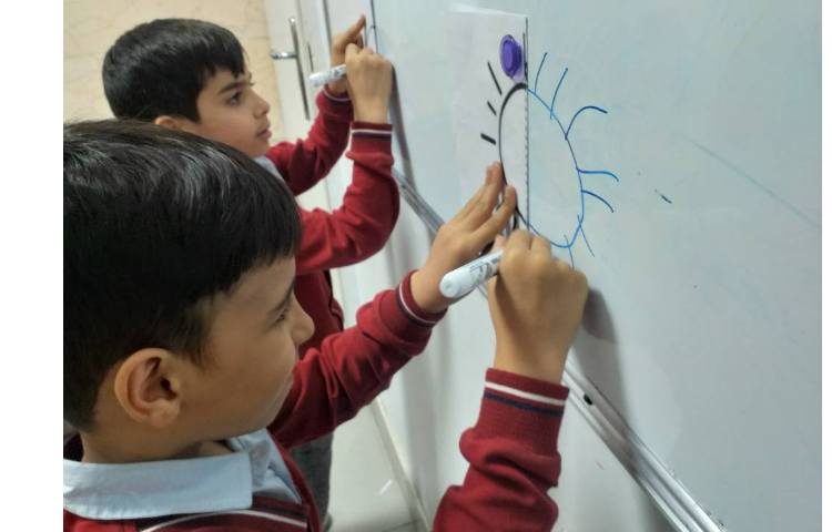 زنگ بازی هدفمند و تلفیق با درس ریاضی مبحث تقارن کلاس پیش 2 2