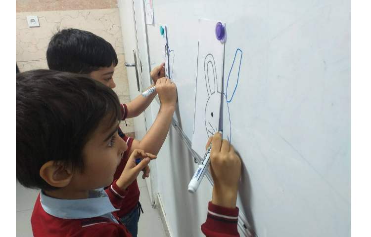 زنگ بازی هدفمند و تلفیق با درس ریاضی مبحث تقارن کلاس پیش 2 5