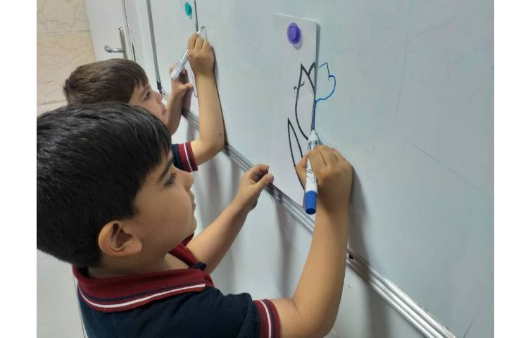 زنگ بازی هدفمند و تلفیق با درس ریاضی مبحث تقارن کلاس پیش 2 7