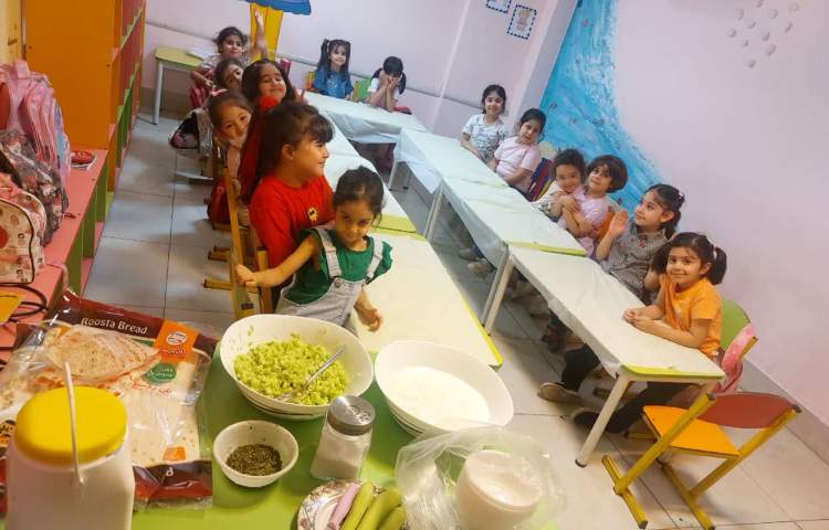 زنگ تفریح:آشپزی با کودکان (آب دوغ خیار) 1