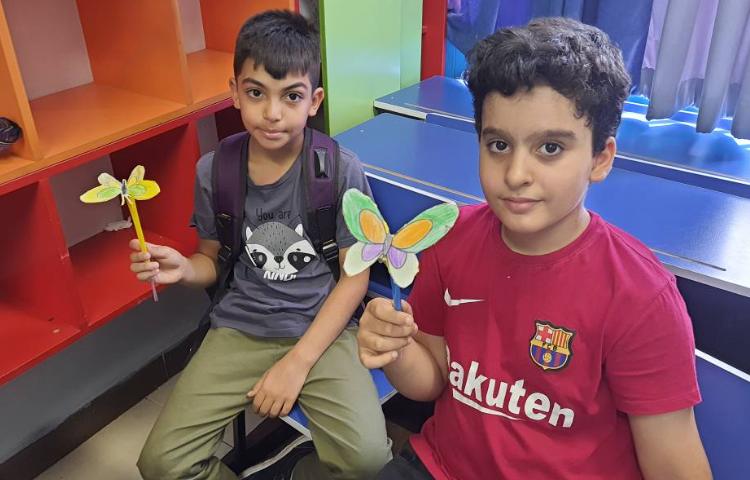 : زنگ تفریح (بازی ساختنی)، ساخت پروانه متحرک 1