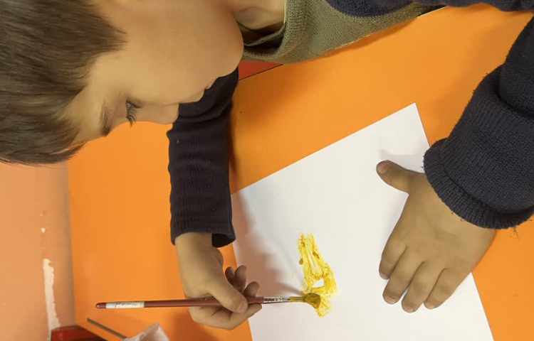 زنگ خوانداری( ایجاد انگیزه صدای ز نقاشی با زردچوبه) 2