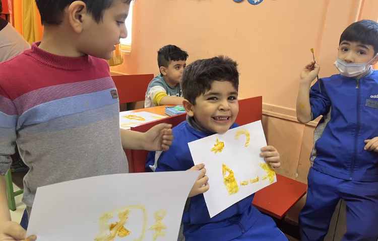 زنگ خوانداری( ایجاد انگیزه صدای ز نقاشی با زردچوبه) 3