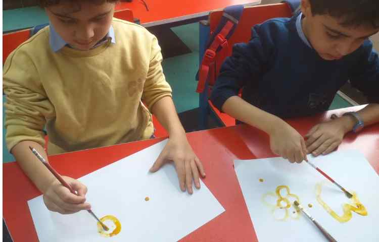 زنگ خوانداری( ایجاد انگیزه صدای ز نقاشی با زردچوبه) 6