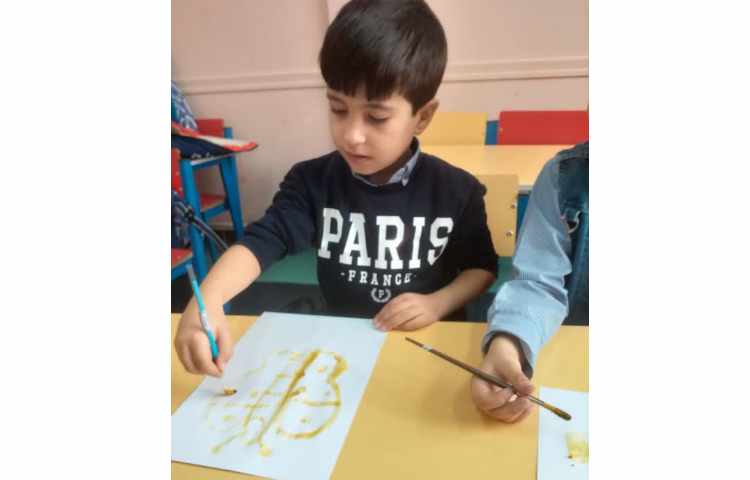 زنگ خوانداری( ایجاد انگیزه صدای ز نقاشی با زردچوبه) 7