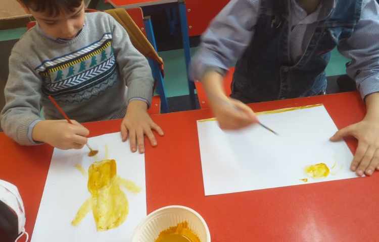 زنگ خوانداری( ایجاد انگیزه صدای ز نقاشی با زردچوبه) 8