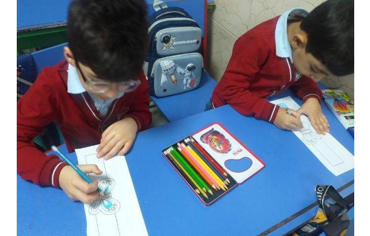 زنگ خوانداری تثبیت آموزش هم آغاز صدای " پ" ساخت دست بند به شکل پروانه 2