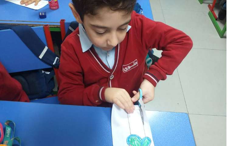 زنگ خوانداری تثبیت آموزش هم آغاز صدای " پ" ساخت دست بند به شکل پروانه 8