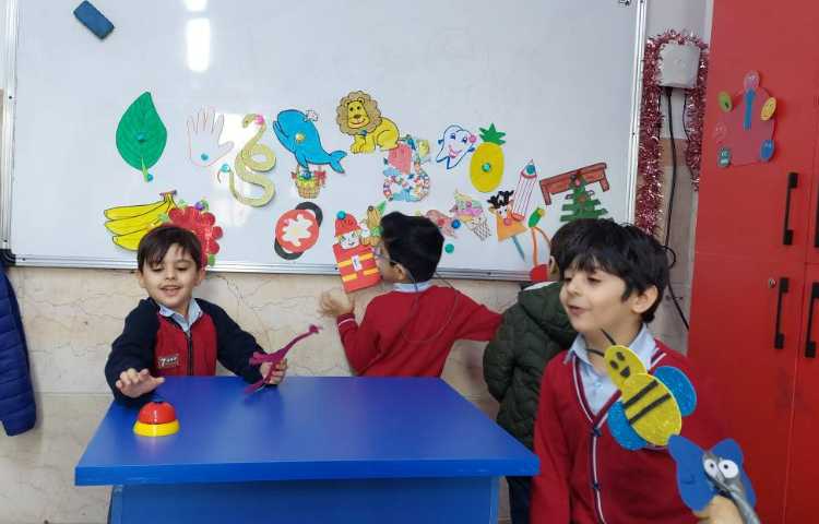 زنگ خوانداری تکرار و تمرین صدا ها با اشکال تصویری 3