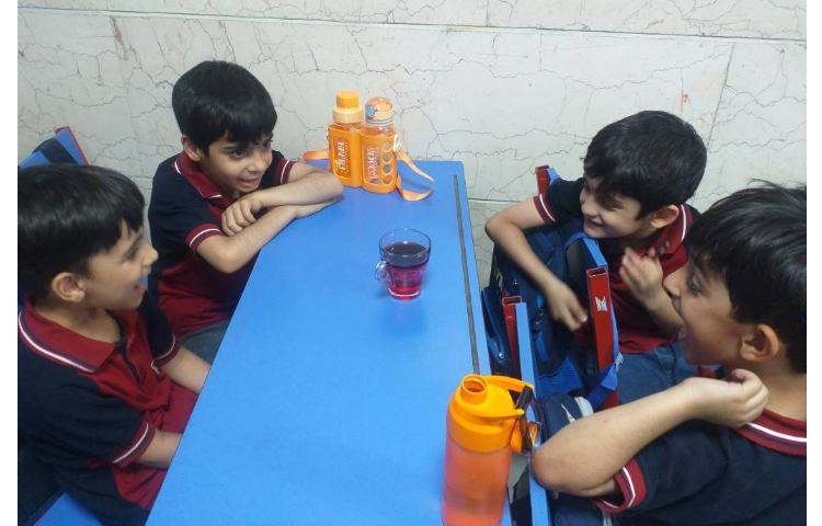 زنگ دانشمند کوچک آزمایش باران رنگی کلاس پیش 2 2