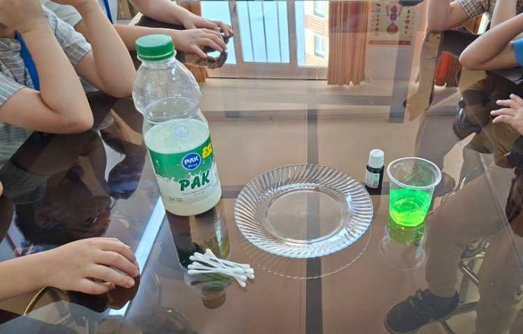 زنگ دانشمند کوچک آزمایش بازی رنگ ها کلاس پیش 1 1