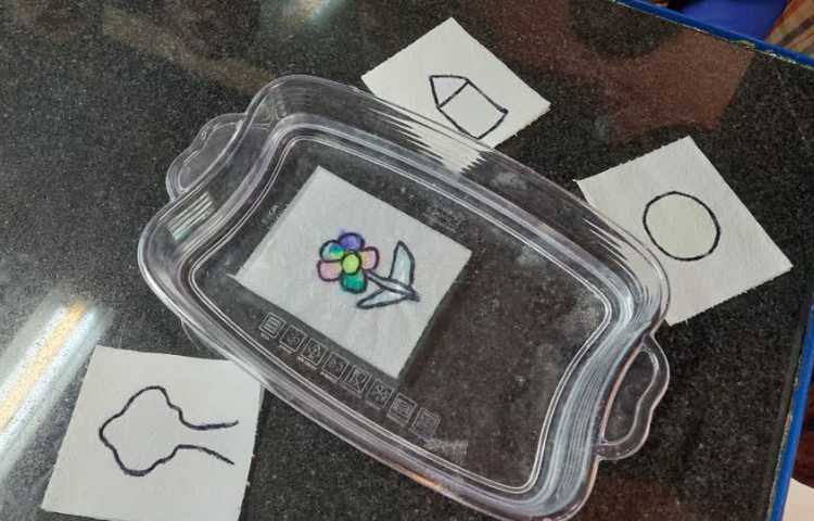 زنگ دانشمند کوچک، ازمایش چاپ جادویی روی آب 3