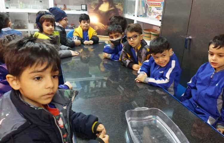 زنگ دانشمند کوچک، ازمایش چاپ جادویی روی آب